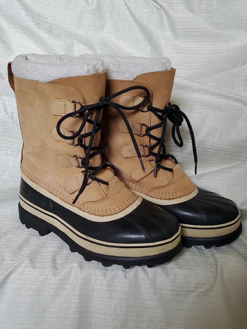 Sorel Men's Caribou Winter Boot Color Buff